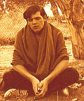 Greg Caton - meditating at OLQA - Dec., 1972